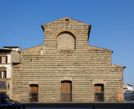 Florence, Basilica of St. Lawrence, the facade was never completed