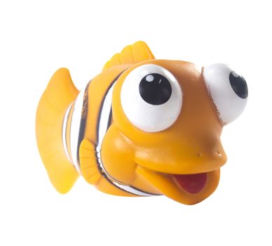 Amman, Jordan - November 1, 2014: Marlin cartoon fish toy character of Finding Nemo movie from Disney Pixar animation studio.