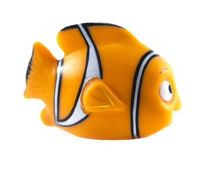 Amman, Jordan - November 1, 2014: Marlin cartoon fish toy character of Finding Nemo movie from Disney Pixar animation studio.