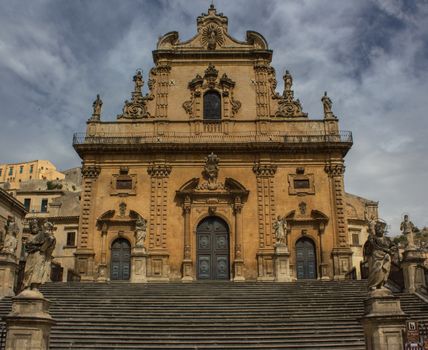St. Peter's Church of Modica in Sicily famous for its Baroque architecture
