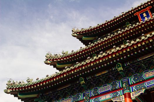 Chinese ancient pavilion in Beijing