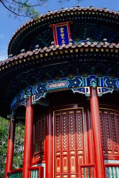 Chinese ancient pavilion in Beijing