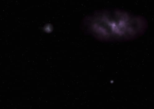 Small part of an infinite star field of space in the Universe. "Elements of this image furnished by NASA".