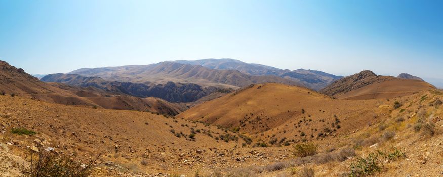 Mountain panorama in the mountains of Armenia