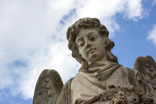 Statue of the angel who watches over the dead
