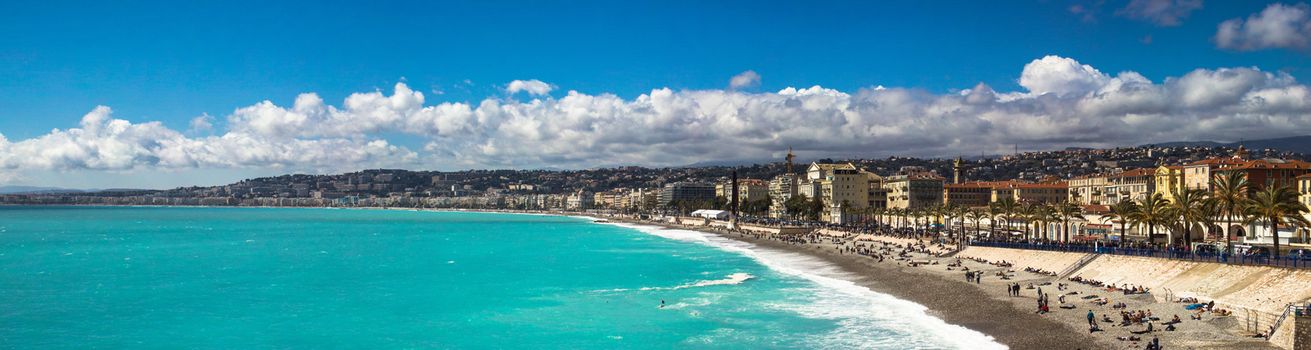 French Riviera, the coasts of Nice in France