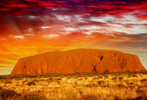 Australian Outback colors in august.