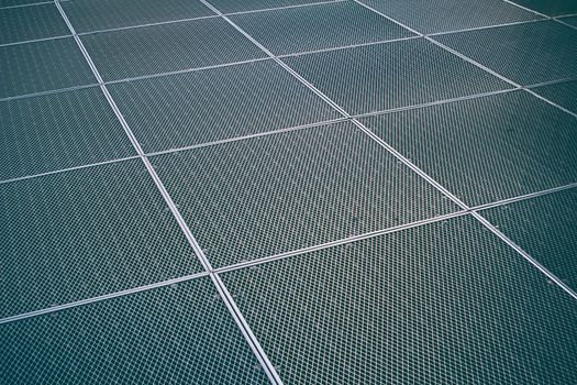 close up of metal protective net