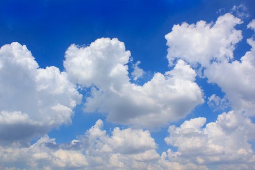 clouds in the blue sky is very beautiful.