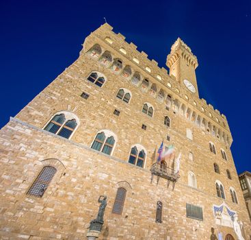 Firenze. Palazzo Vecchio in Florence, Tuscany, Italy.