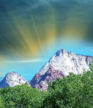 USA National Park and Mountains.