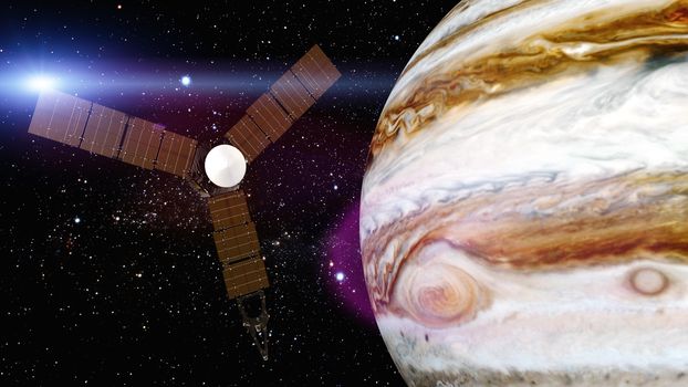Juno requires a five-year cruise to Jupiter, arriving around July 4, 2016