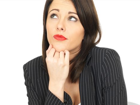 Attractive Thoughtful Young Business Woman