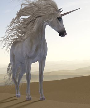 A Unicorn is a creature of fantasy and mythology which has a horn on its head and cloven hooves.