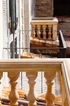 Window and small balcony