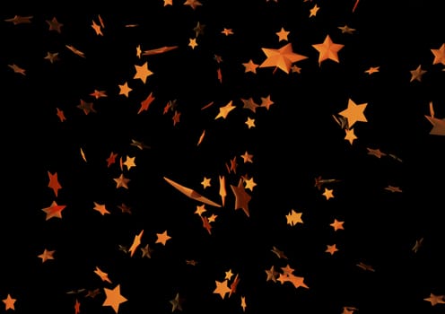 Abstract modern Holiday black background with stars.