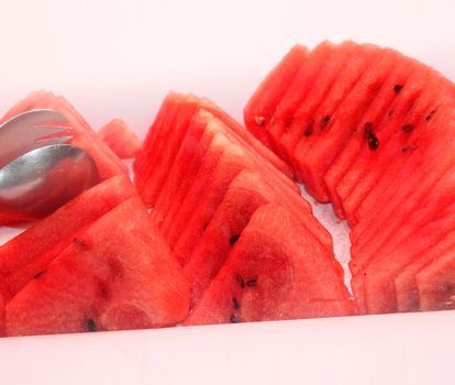 Pieces of watermelon