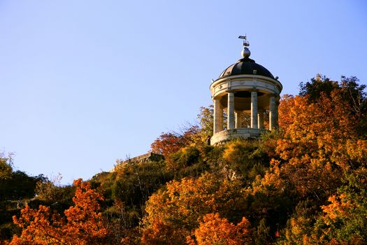 Aeolus Harp In Autumntime. Pyatigorsk Landmarks And Monuments