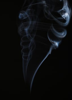 Abstract smoke on black