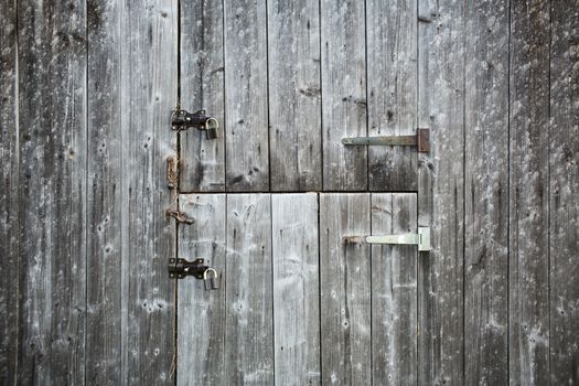 Background of two wooden doors