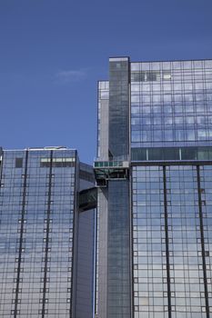 Business Building Exterior from low angle view