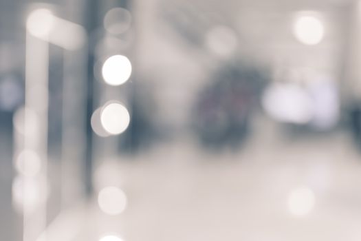 Abstract background of shopping mall, shallow depth of focus.