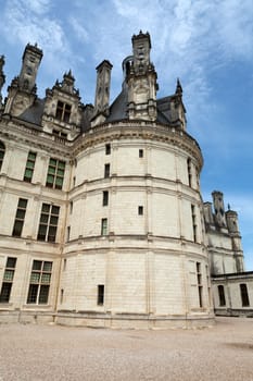 Castle of Chambord in Cher Valley, France