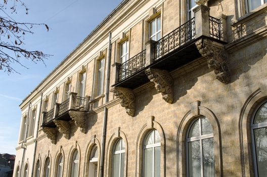 Building neoclassical style late 19th century, Bulgaria Ruse