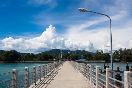 A pier at Rawai Beach, Phuket, Thailand