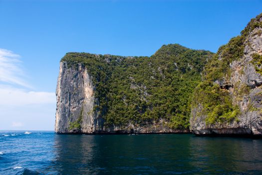 Island of Phi Phi Leh south of Thailand