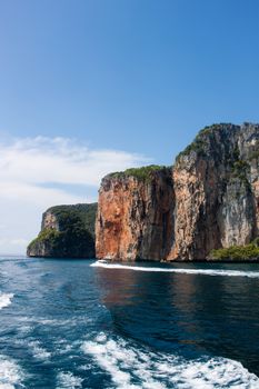 Island of Phi Phi Leh south of Thailand