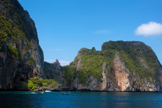 Island of Phi Phi Leh south of Thailand