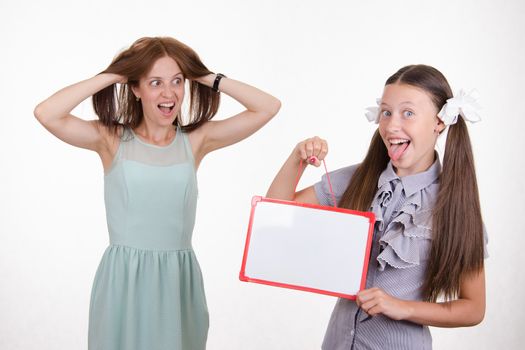 Trainee fun and mocks a good teacher