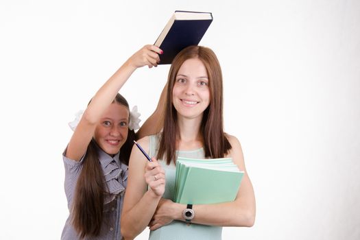 Trainee fun and mocks a good teacher