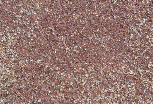 Crystal sand background texture. Crystal sand with glittering natural gemstone content in miniature, Southern Province, Sri Lanka, Asia.