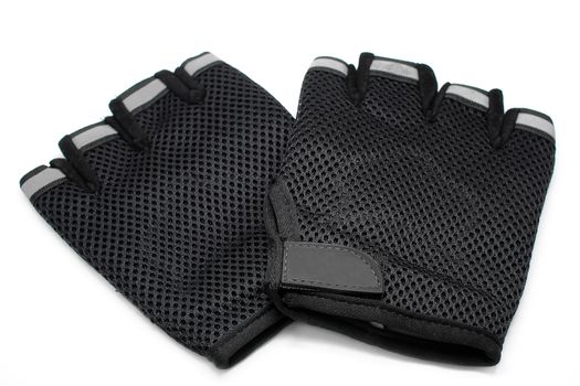 cycling gloves isolated on white background