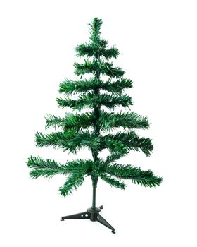 artificial christmas tree without decorations
