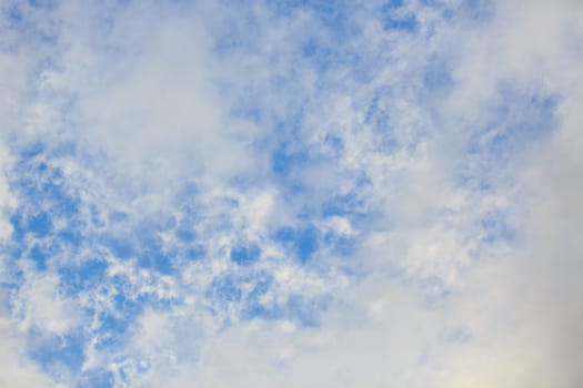 blue sky and white cloud