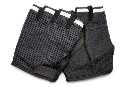 cycling gloves isolated on white background