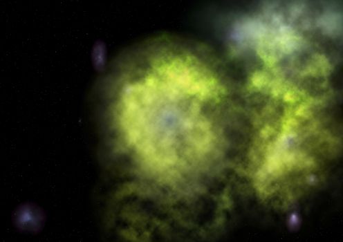 Star field in space a nebulae and a gas congestion. "Elements of this image furnished by NASA".