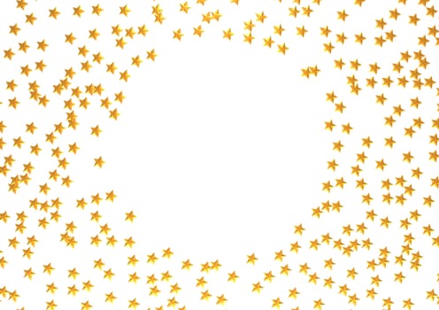 Abstract modern Holiday background with gold stars.