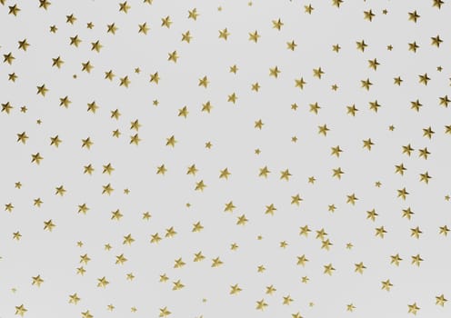 Abstract modern Holiday background with gold stars.