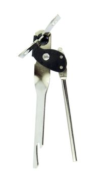 A can opener isolated against a white background