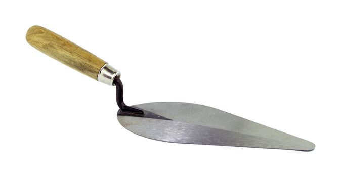 isolated of lute trowel tool for construction mason