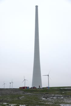in the north of holland there is a new power turbine centre build