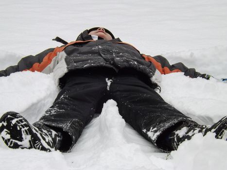 Snow angel I want to be that is my greatest desire
