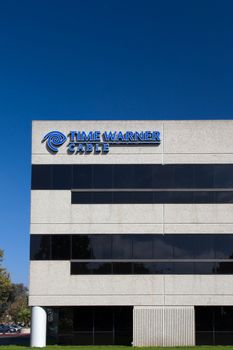 EL SEGUNDO, CA/USA - OCTOBER 13, 2014: Time Warner Cable office building. Time Warner is an American cable telecommunications company is the second largest cable company in the U.S.