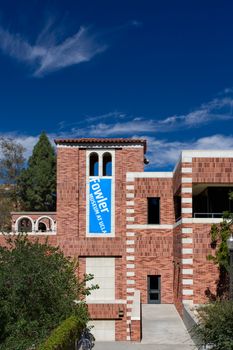 LOS ANGELES, CA/USA - OCTOBER 4, 2014: Fowler Museum on the campus of UCLA. UCLA is a public research university located in the Westwood neighborhood of Los Angeles, California, United States.