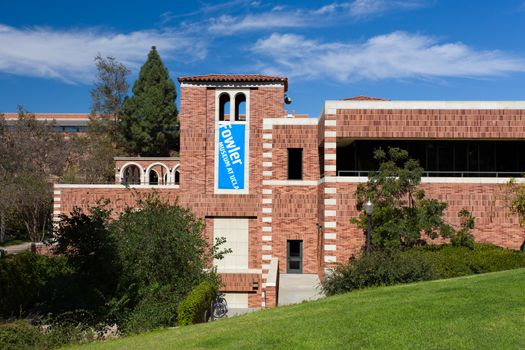 LOS ANGELES, CA/USA - OCTOBER 4, 2014: Fowler Museum on the campus of UCLA. UCLA is a public research university located in the Westwood neighborhood of Los Angeles, California, United States.