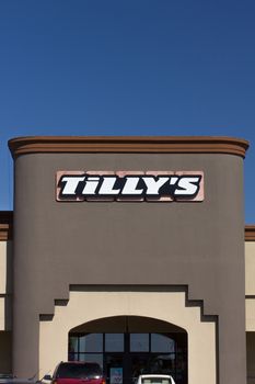 SALINAS, CA/USA - MAY 13, 2014: Tilly's Department Store exterior. Tilly's retail clothing company that sells action sports-branded clothing, accessories, shoes, and equipment.